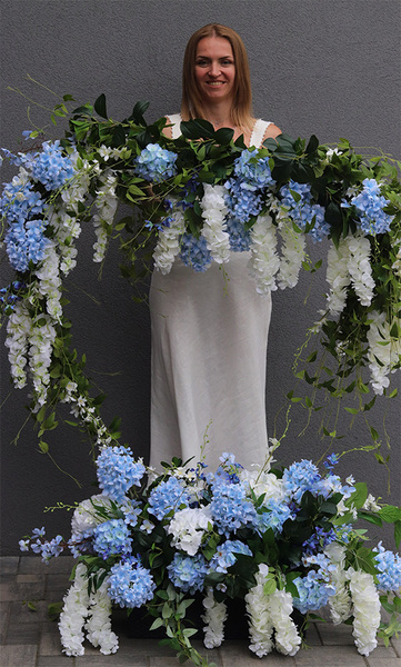 elegancka kompozycja kwiatowa, Blue Romance