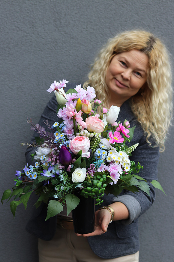 Greolo Pink, komplet dekoracji nagrobnych