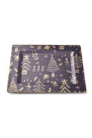 Decorazion ozdobny podtalerz ze świątecznym wzorem