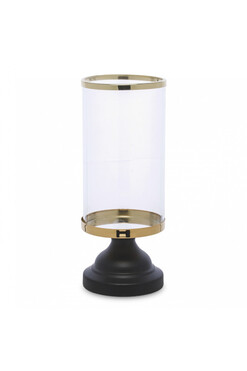 elegancki Świecznik Glamour Black, wys.31cm