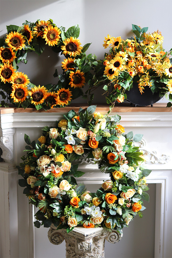 Słoneczna Luna, wieniec nagrobny