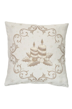 Tradizione d'Oro, poszewka gobelinowa dwustronna, 45x45cm 