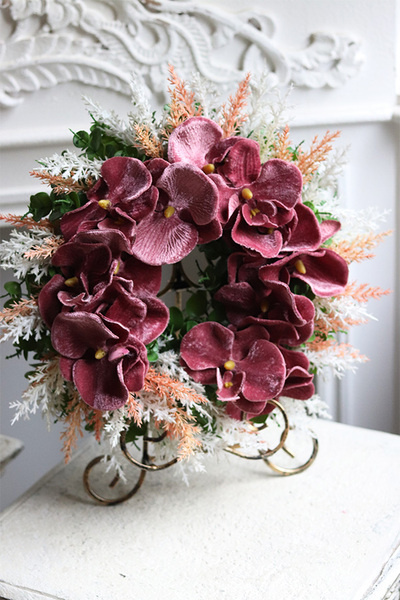 wianek Orchidelia Miedziany Róż