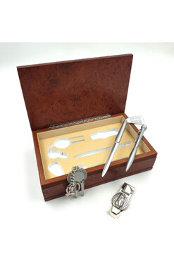 Old Course, zestaw gabinetowy dla golfisty, 4 elementy