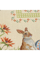 Zajączkowy Świat, wielkanocny obrus gobelinowy serweta	