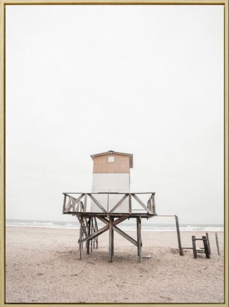 Beach, obraz w drewnianej ramie, wym.60x45cm