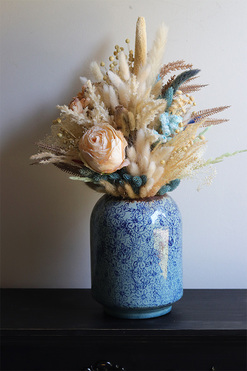 Boho Trendy 2, kompozycja kwiatowa z suszem, wys.50cm