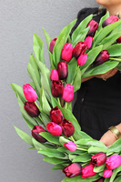 Witaj Wiosno Energy, wianek z tulipanów