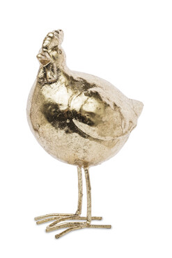 Złota Kura 2, figurka wielkanocna, wym.13x6x9cm