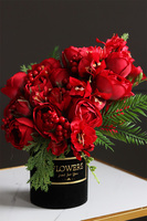 Lovely Red, nowoczesny flowerbox na walentynki