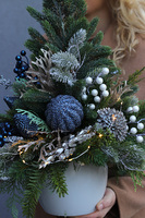 Helluna, stroik świąteczny z choinką