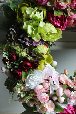 Caryca Katarzyna Classic, duży dekoracyjny wianek, śr.54cm 