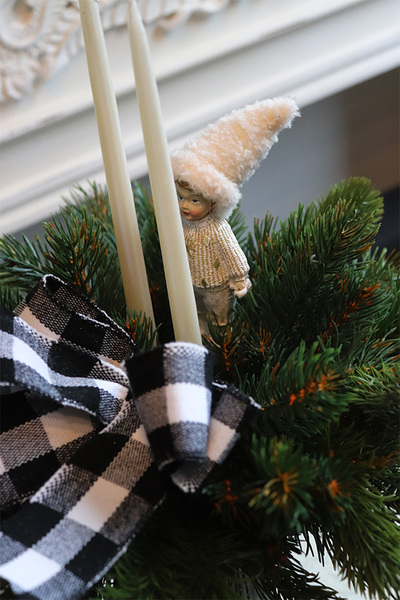 Simple Xmas, stroik świąteczny w pucharze