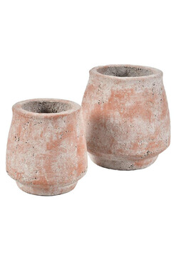 ceramiczna osłonka / donica pękata Toledo 1A, wym.19x19x18.5cm