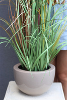 sztuczna trawa w donicy Pióropusze, beż, wys.150cm