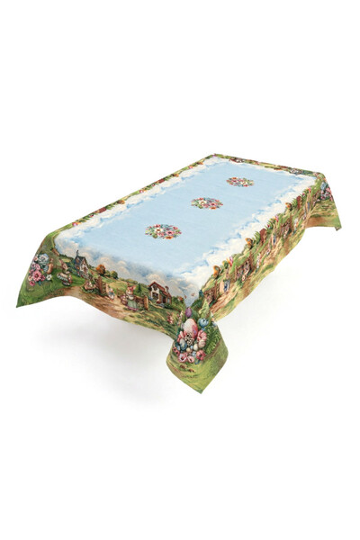 Zajęcza Rodzinka, wielkanocny obrus gobelinowy