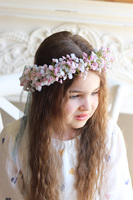 Kaszka Colors, komunijny kwiatowy wianek na głowę, rozmiar uniwersalny