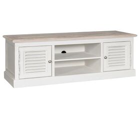 szafka RTV Bristol White, wym.133x45x45cm 