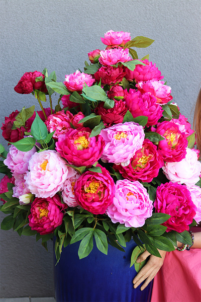 Peonies Extra, podłogowa dekoracja kwiatowa