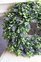 Lavendita, wianek w stylu prowansalskim z lawendą, śr.30cm