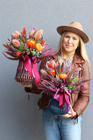 Wrzosy Bosco jesienna kompozycja w wazonie