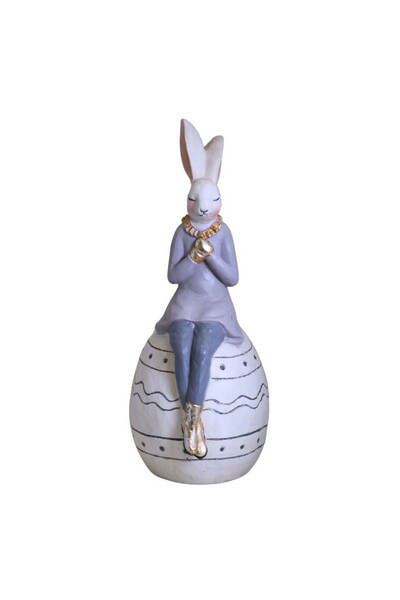Bunny Egg, ceramiczna figurka wielkanocna