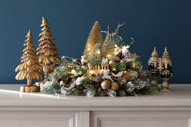 Złota Legenda, świąteczny stroik na brzozie