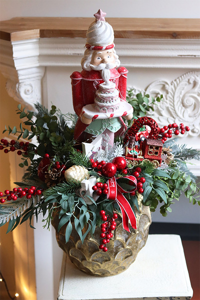 Mikołaj Supreme, dekoracja świąteczna LED