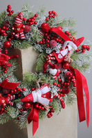 Wśród Skrzatów, świąteczny wianek dekoracyjny