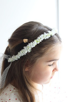 delikatny wianek na głowę Konwalie, rozmiar uniwersalny 