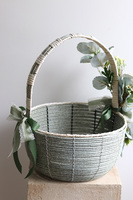 Szałwia Grande, dwustronnie dekorowany koszyczek wielkanocny