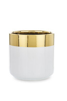 White&Gold, osłonka na kwiaty glamour