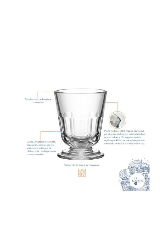 Perigord La Rochere, szklanki do napojów