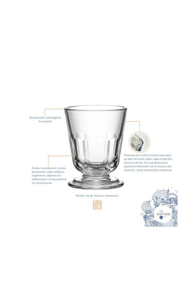 Perigord La Rochere, szklanki do napojów