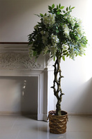 Wisteria Biała Gold Line, sztuczna roślina w donicy