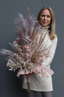 Nowoczesny Dom, bukiet do wazonu w stylu Boho