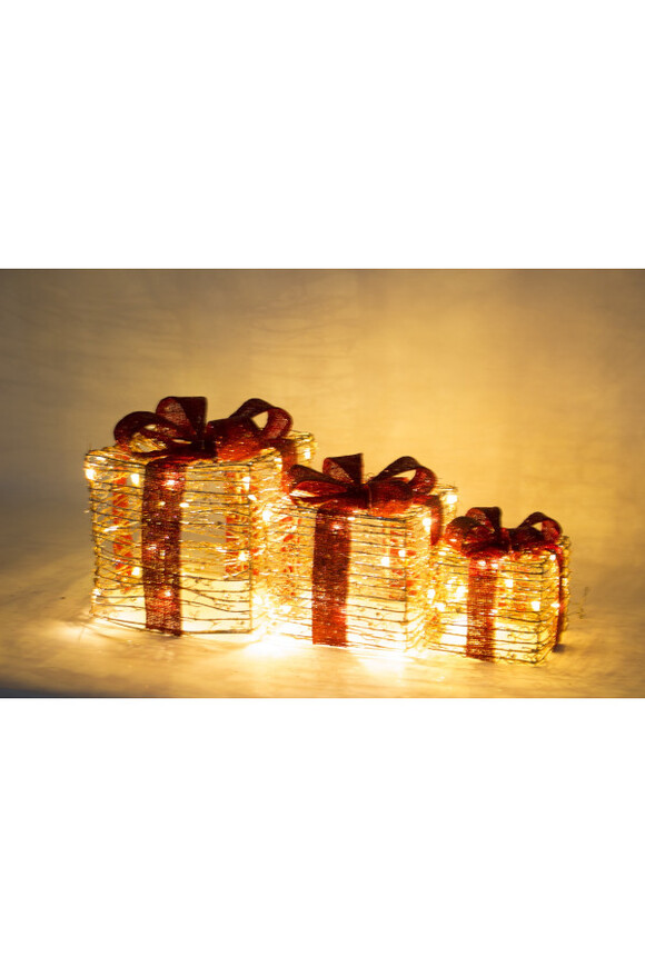 Christmas Gift świąteczne prezenty dekoracja LED