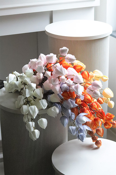 Miechunka, gałązka sztuczny kwiat