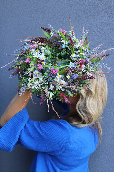 Wichry, delikatny wiosenny wianek