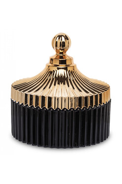 Palermo Elegance A, dekoracyjny pojemnik / amfora, wym.16x15cm 