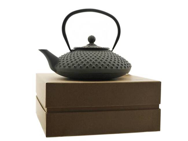 Awaji, żeliwny imbryk do herbaty, szary, poj.1.25l