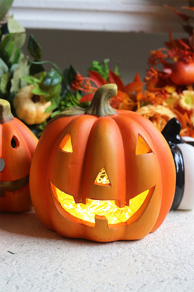 Halloween Pumpkin, dekoracyjna dynia ceramiczna lampion