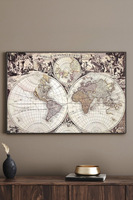 Orbis Terrarum Nova, rzadka mapa świata - G. Valck