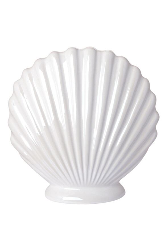 Pacific, wazon muszelka, biały