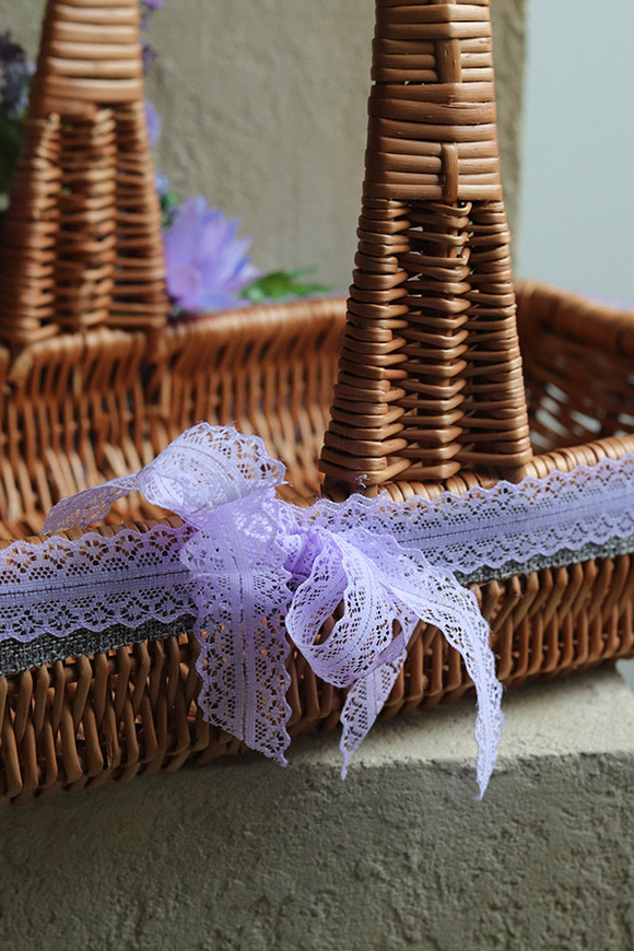 Violetta Grandia, dekorowany koszyczek wielkanocny