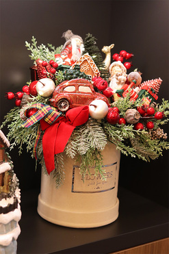 Moko Xmas, świąteczny flowerbox LED, wys.36cm