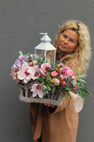 Amalanti, komplet dekoracji nagrobnych, bukiet + kompozycja