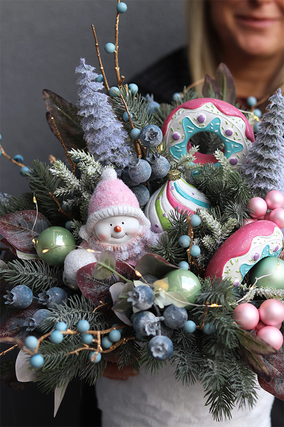 Pastel Home, flowerbox świąteczny