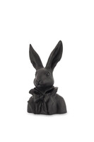 Pan Zając A, figurka zajączek wielkanocny, czarny