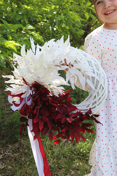 Tadeus, wianek patriotyczny na drzwi